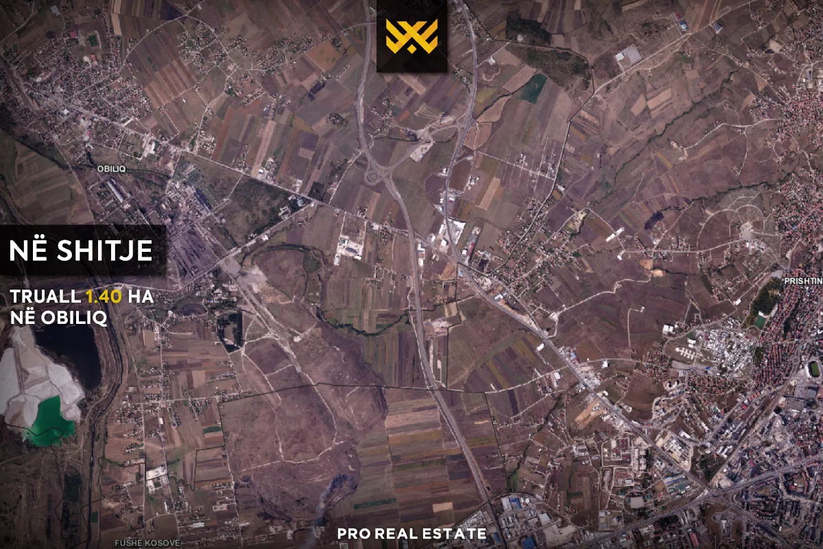 Truall 1.40 Ha për #SHITJE në Obiliq.
