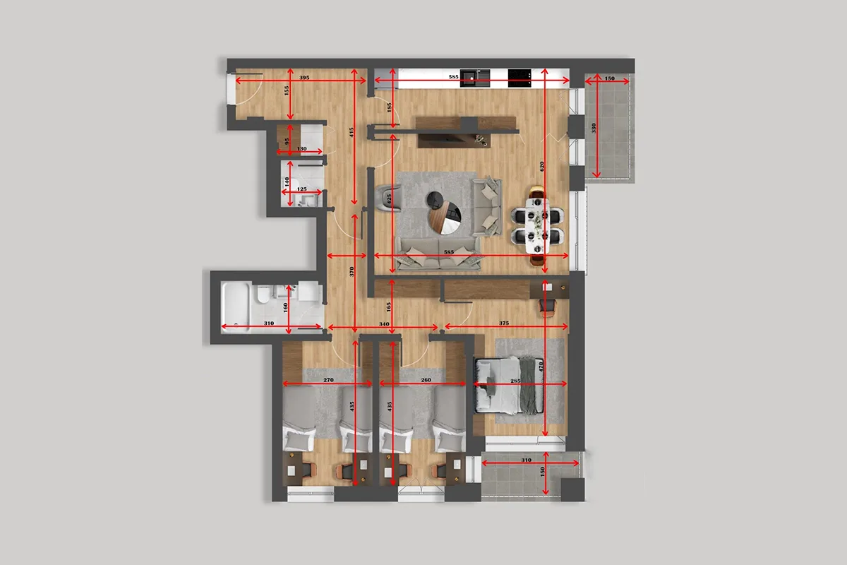 Banesë 79.80m² për #SHITJE te Prishtina e Re
