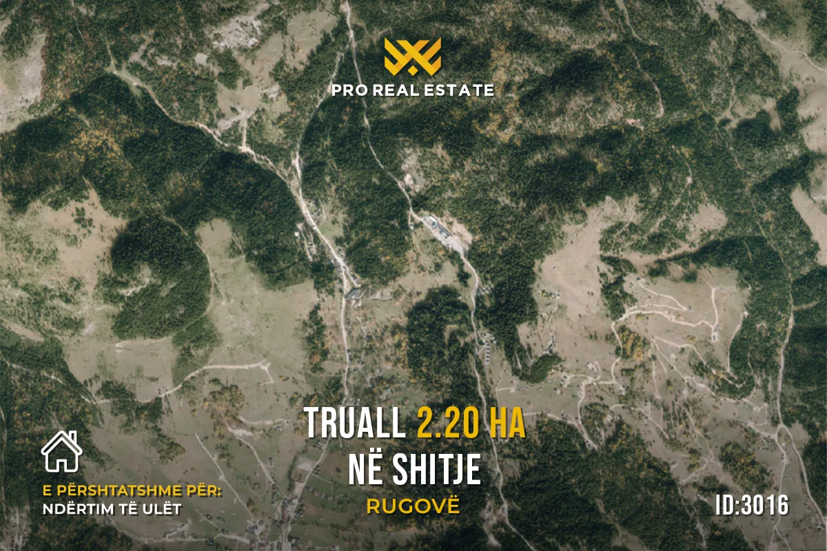 Truall 2.20 Ha + 1500m² për #SHITJE në Rugovë