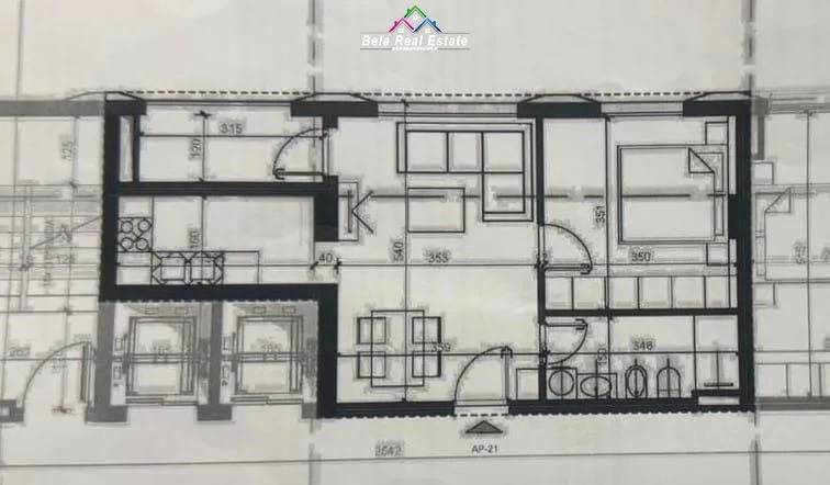 Apartament ne Shitje 1+1 tek Jordan Misja (ID B110557) Tirane​
