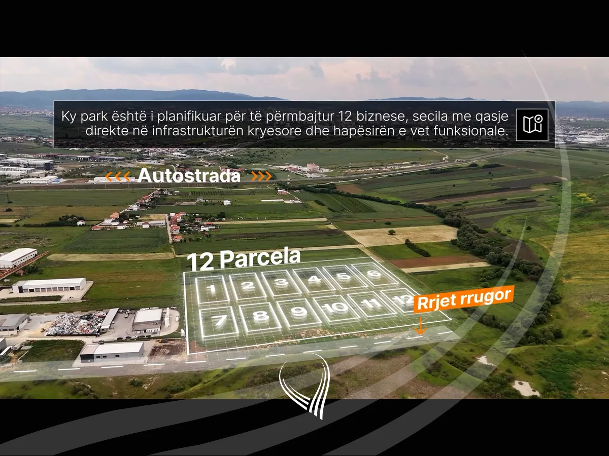 Parcela për investime industriale në shitje në Nova Park – Obiliq