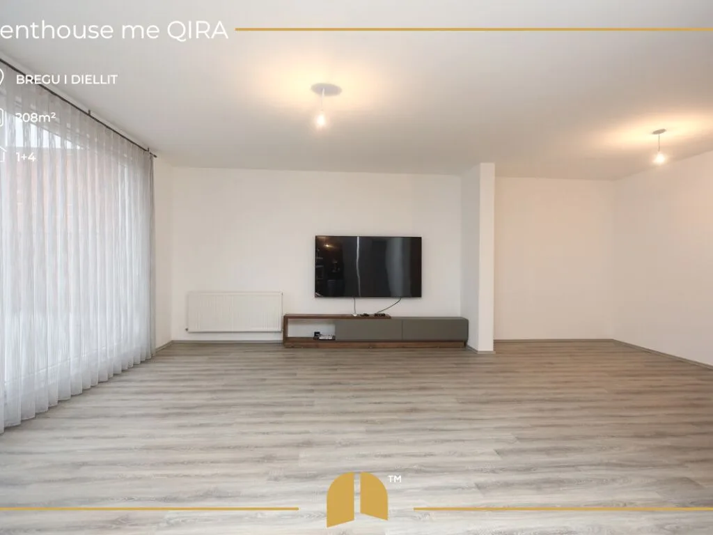Penthouse me QIRA – 4 dhoma gjumi + 2 garazha – Bregu i Diellit
