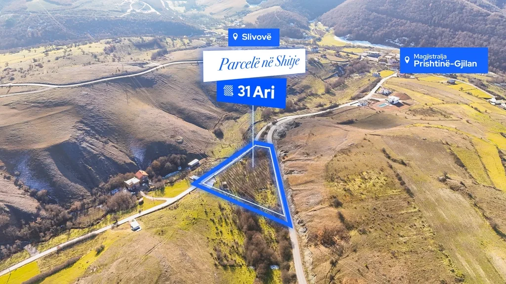 Parcelë në #shitje 31 ari në Slivovë