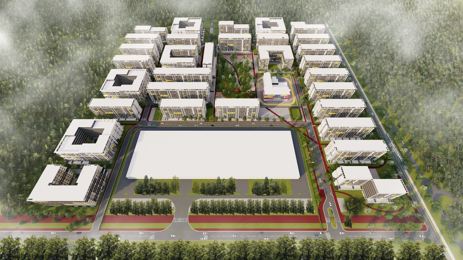 Apartament Ne Shitje 2+1 Tek Kompleksi Univers City (ID B120721) Tirane