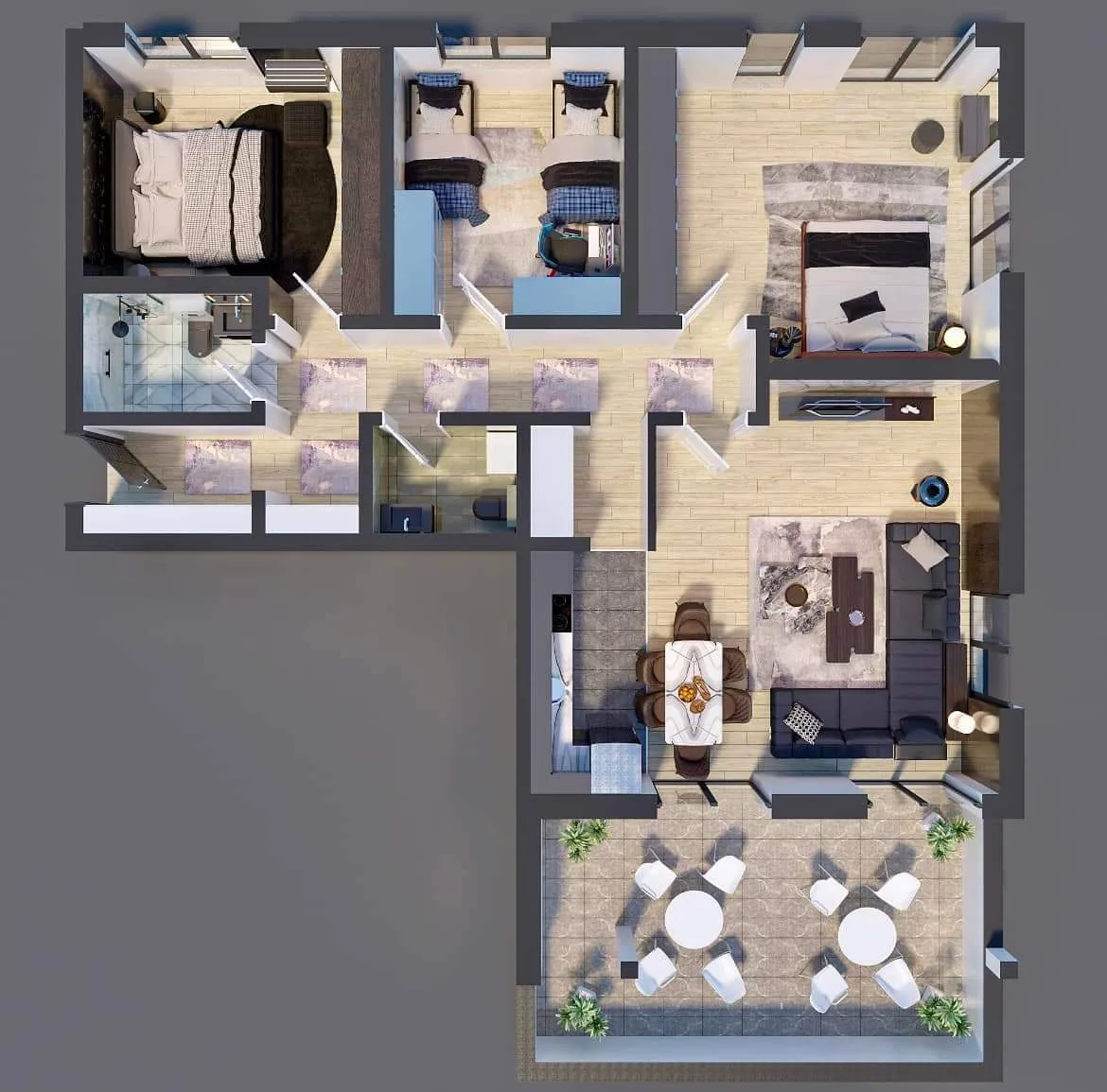 Banesë/Penthouse 148.5m² në #SHITJE te Lagjja e Spitalit.