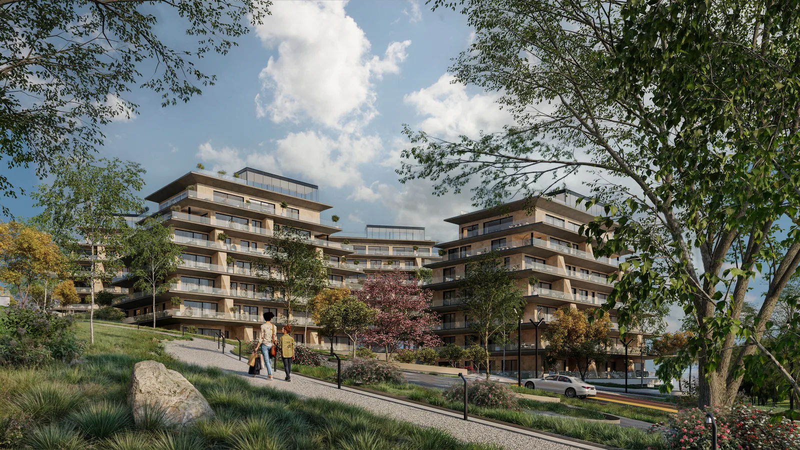 Banesë 206.04m² + 111.22m² terasë për #SHITJE në Lagjen Lake Side Living.
