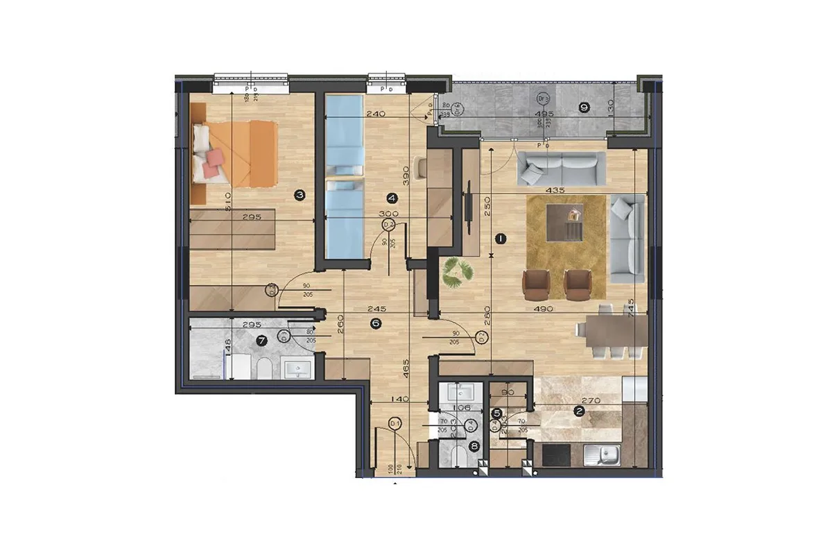 Banesë 92.38m² për #SHITJE te Prishtina e Re.