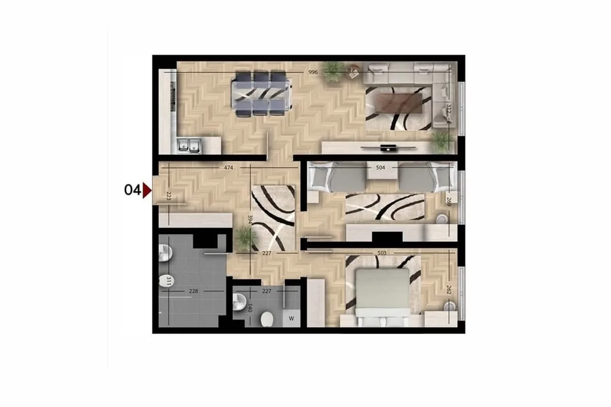 Banesë 99m² për #SHITJE në Lakrishtë.