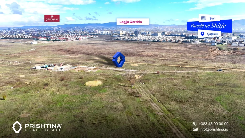 Parcelë në #shitje 9 ari në Çagllavicë