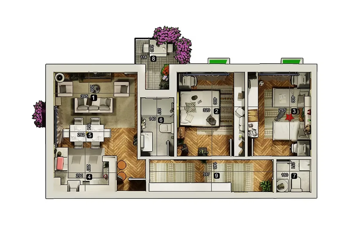 Banesë 79.51m² për #SHITJE te Rruga E