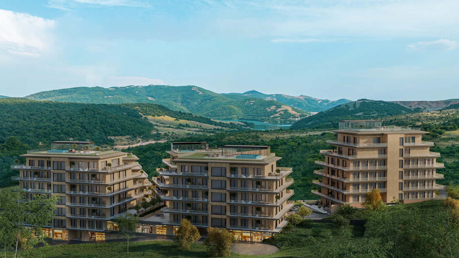 Banesë 263.22m² për #SHITJE në Lagjen Lake Side Living.