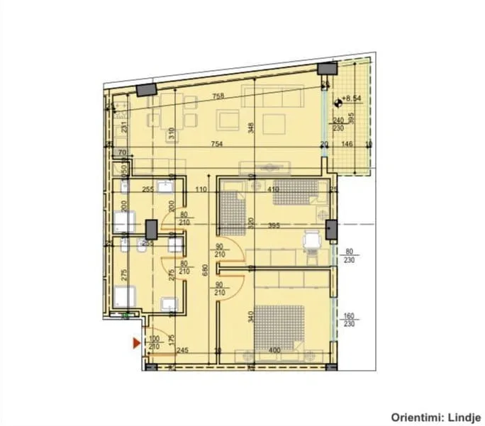 Apartament Ne Shitje 2+1+2 Tek Ish-Dogana (ID B120681) Tirane
