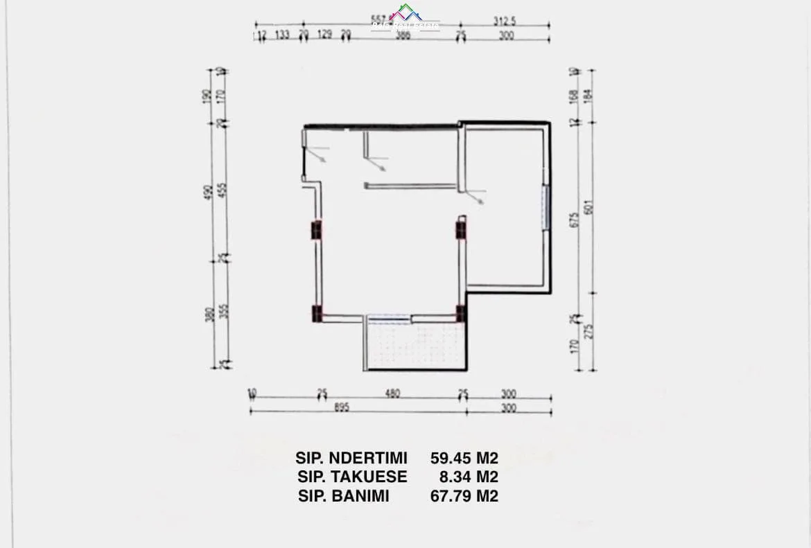 Shitet Apartament 1+1 Tek Kodra e Diellit  (ID B110402) Tirane