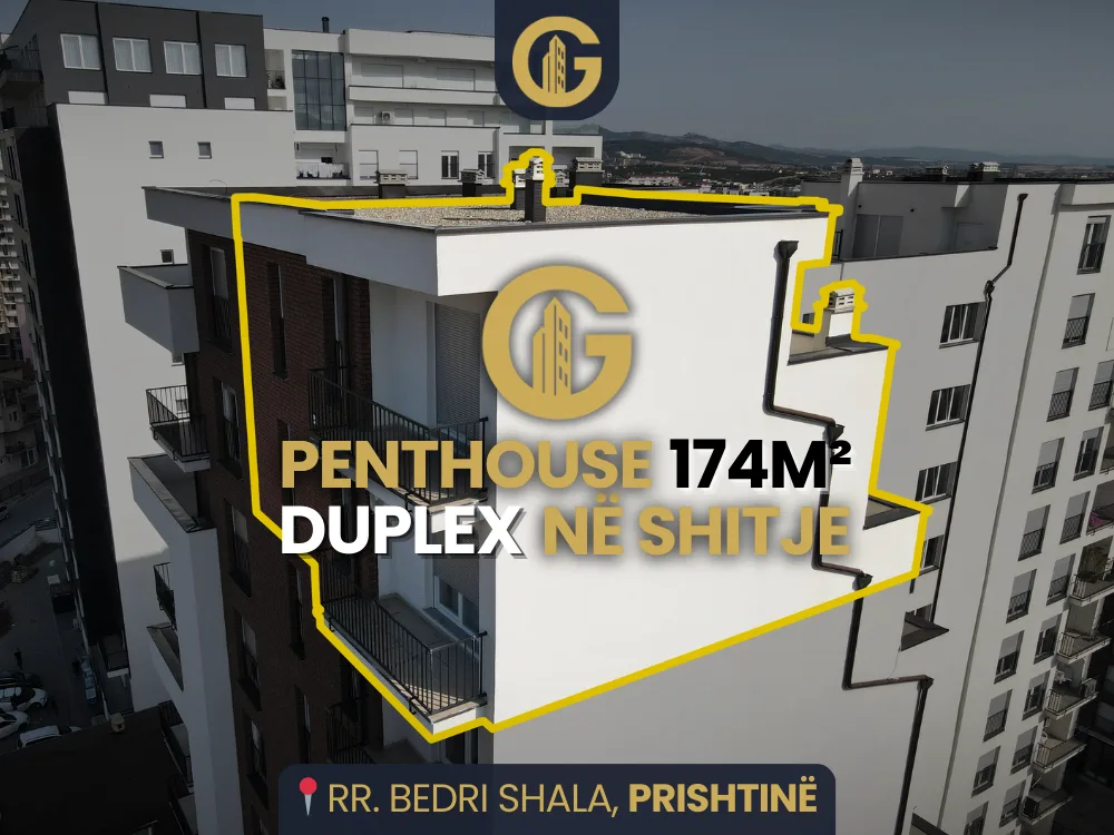 PENTHOUSE DUPLEX 174m² në SHITJE, Prishtinë