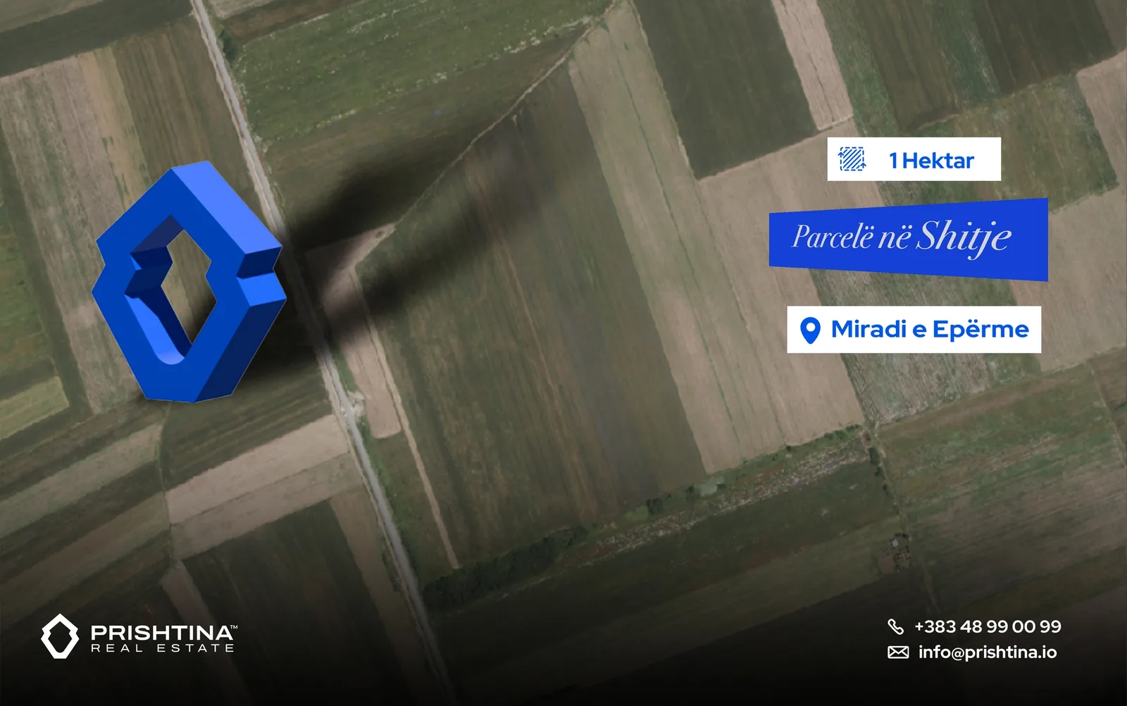 Truall në #shitje 1 hektar në Miradi të Epërme