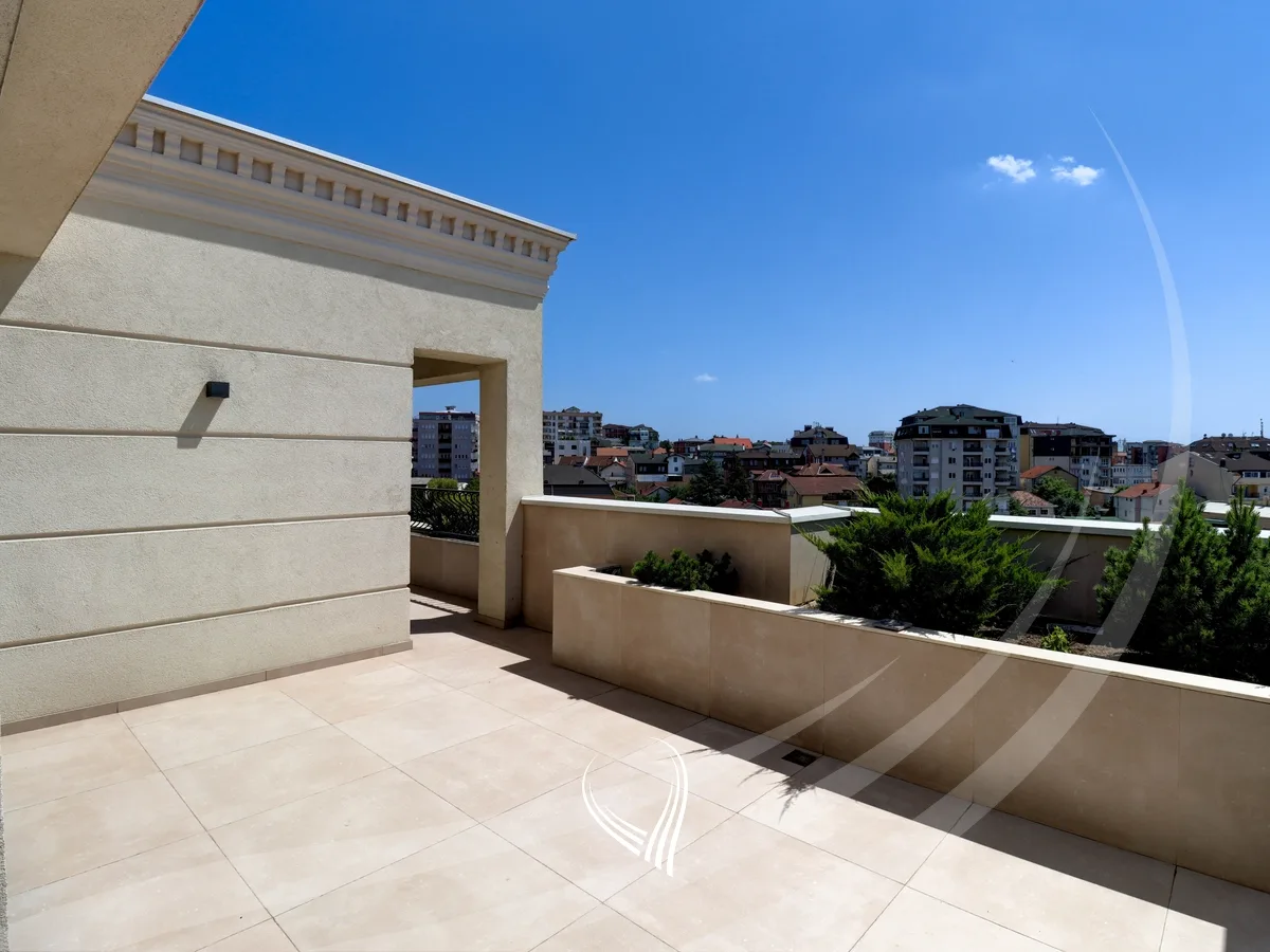 Penthouse me 2 dhoma gjumi me qira në lagjen Aktash – Pika Luxury & Green Apartments