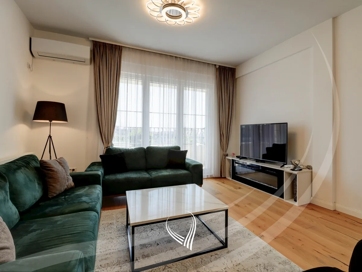 Penthouse me 2 dhoma gjumi me qira në lagjen Aktash – Pika Luxury & Green Apartments
