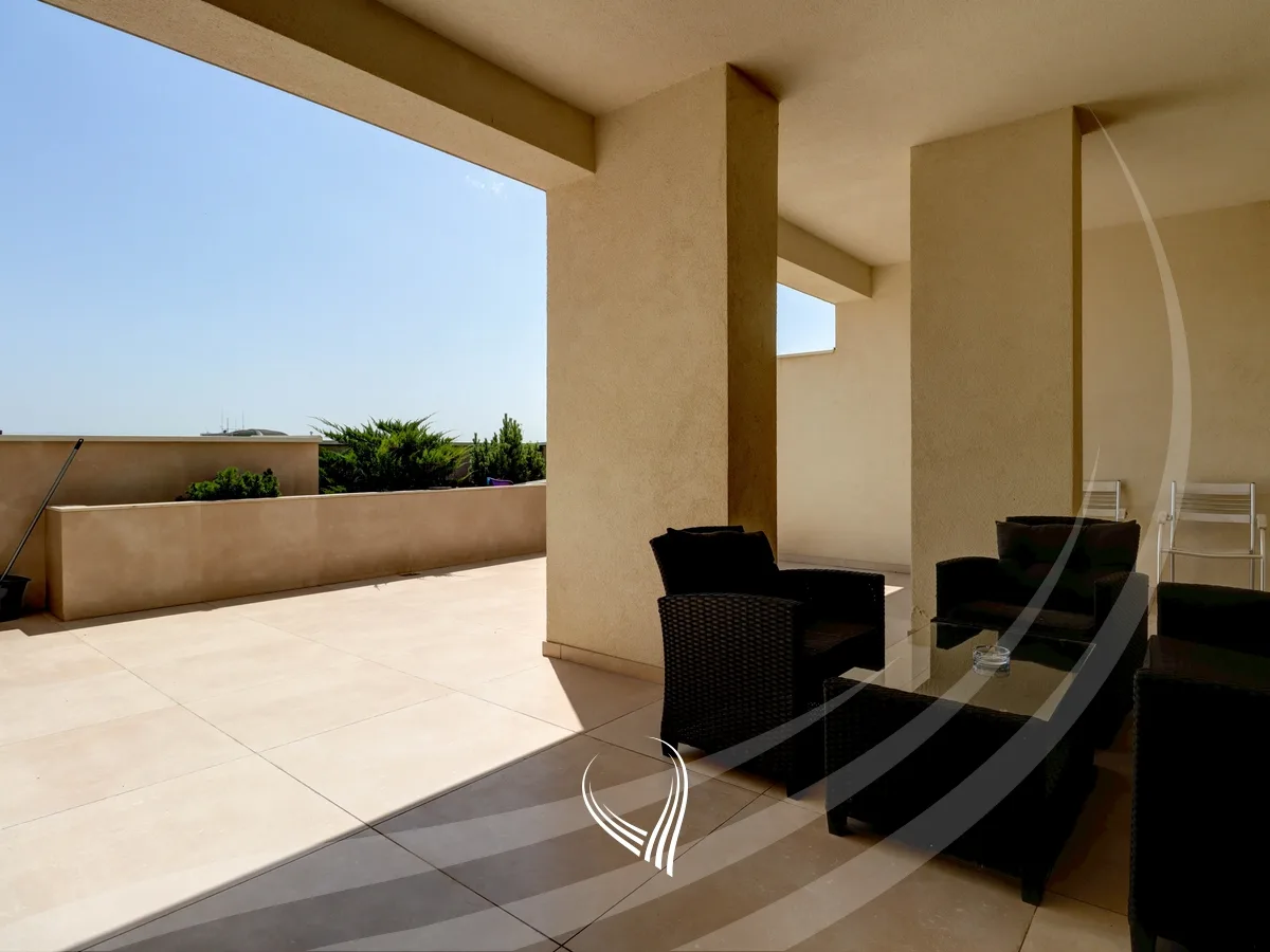 Penthouse me 2 dhoma gjumi me qira në lagjen Aktash – Pika Luxury & Green Apartments
