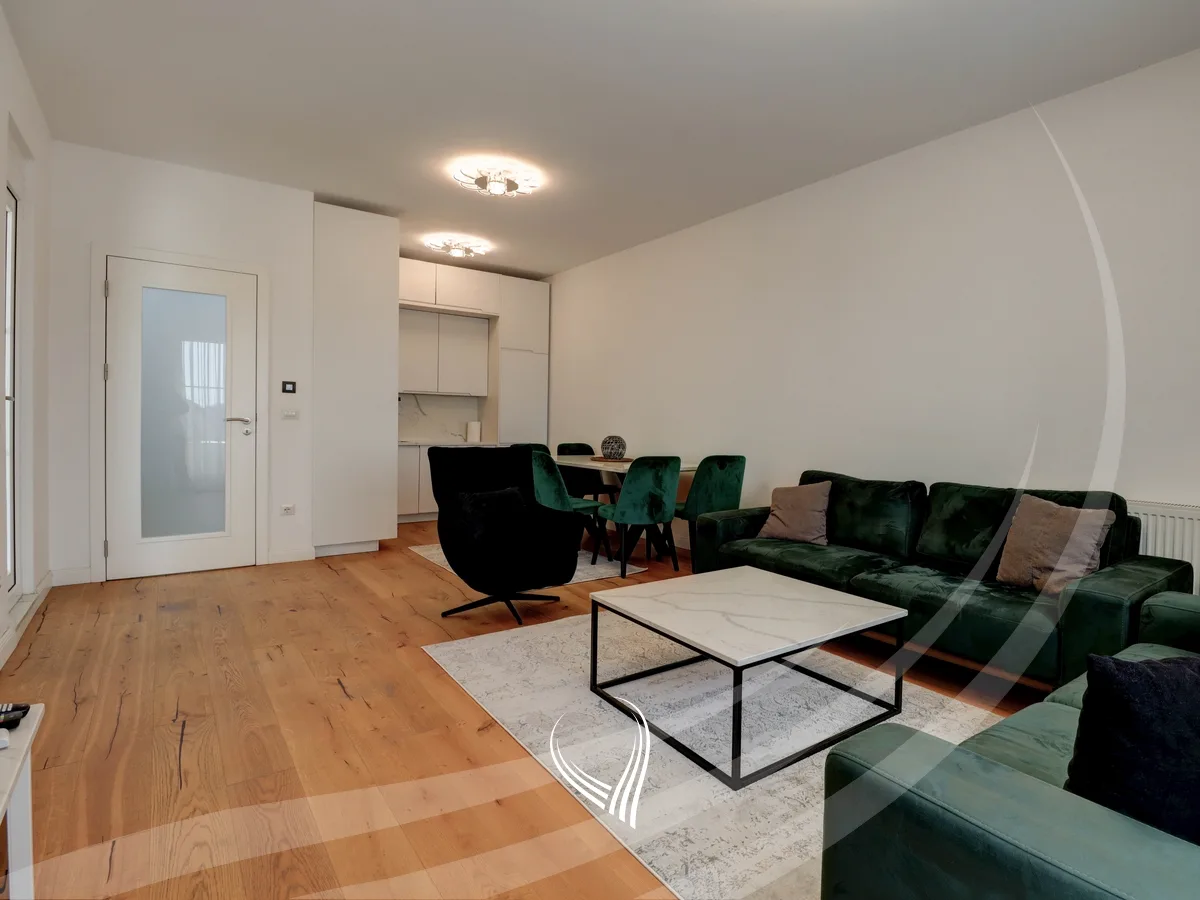Penthouse me 2 dhoma gjumi me qira në lagjen Aktash – Pika Luxury & Green Apartments