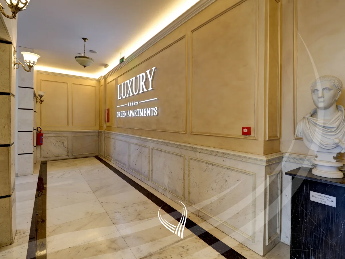 Penthouse me 2 dhoma gjumi me qira në lagjen Aktash – Pika Luxury & Green Apartments