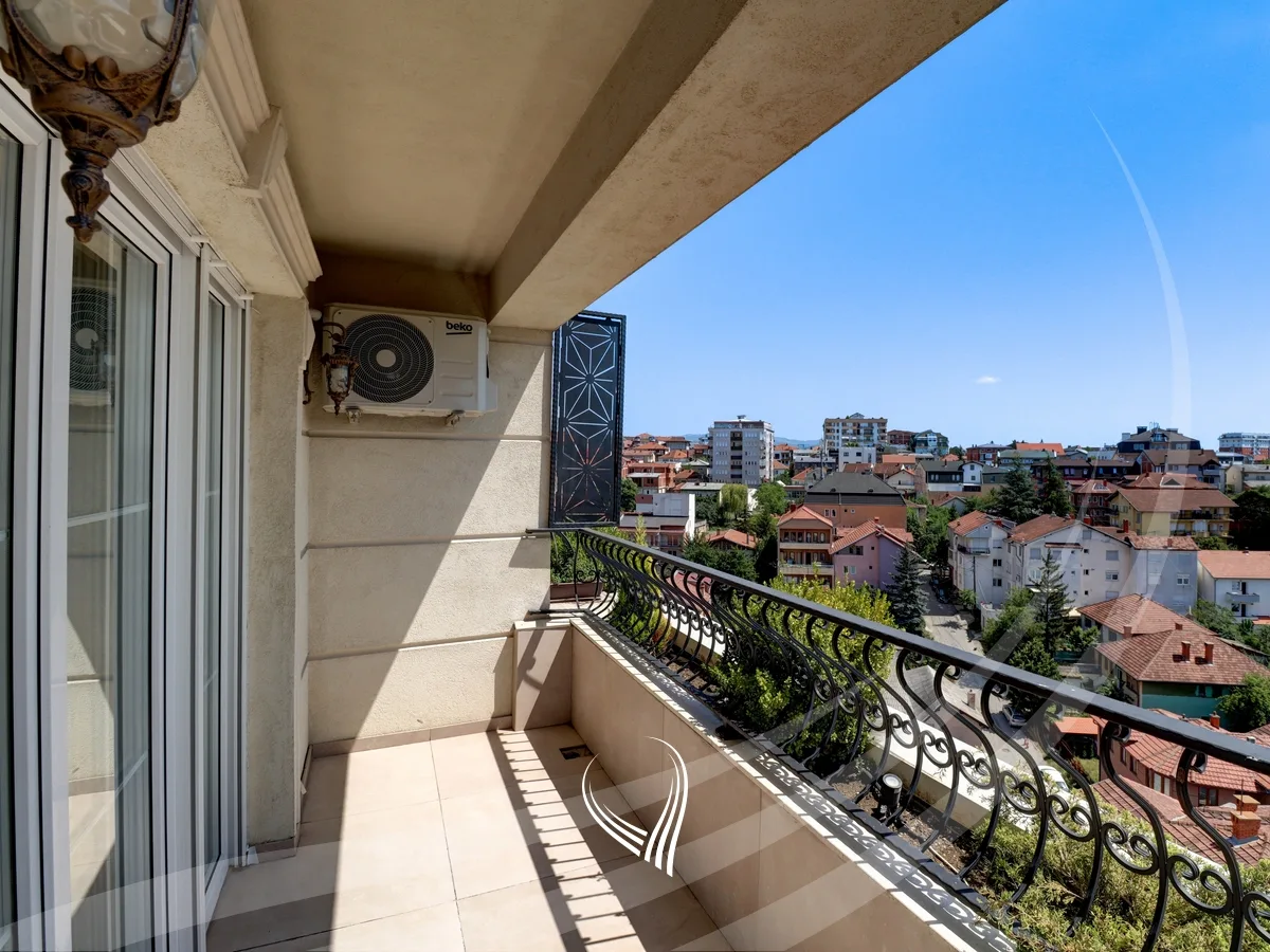 Penthouse me 2 dhoma gjumi me qira në lagjen Aktash – Pika Luxury & Green Apartments