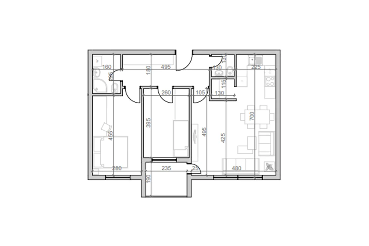 Banesë 82.6m² për #SHITJE në Dragodan.