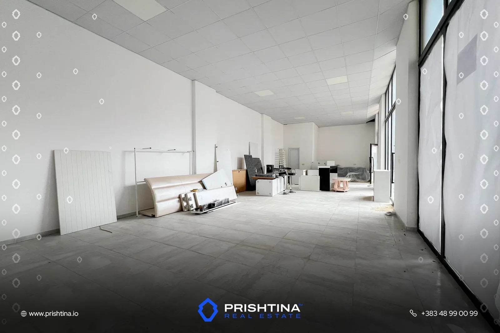 Lokal me qira 91m² në Muharrem Fejza