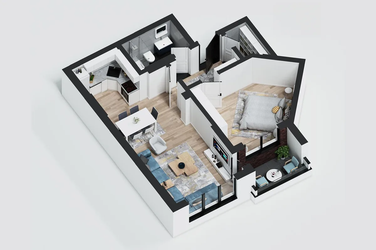 Banesë 69.27m² për #SHITJE te Prishtina e Re