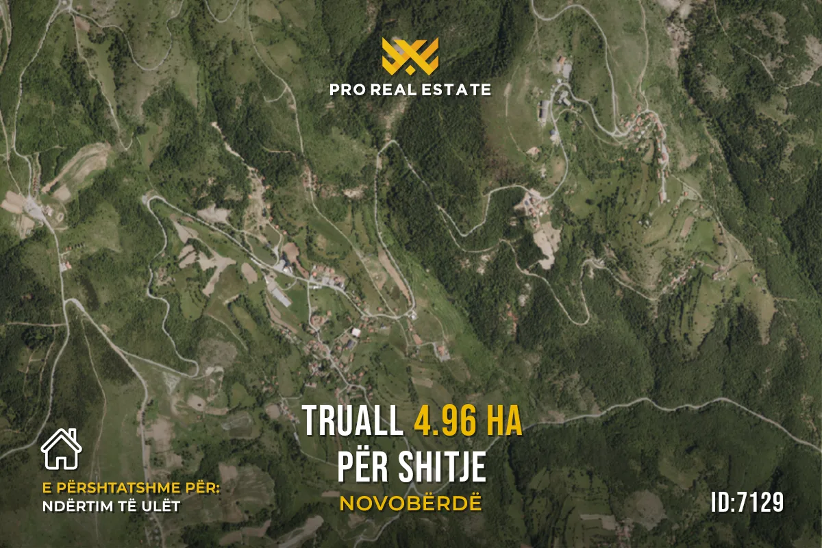 Truall 4.96 Ha për #SHITJE në Novobërdë
