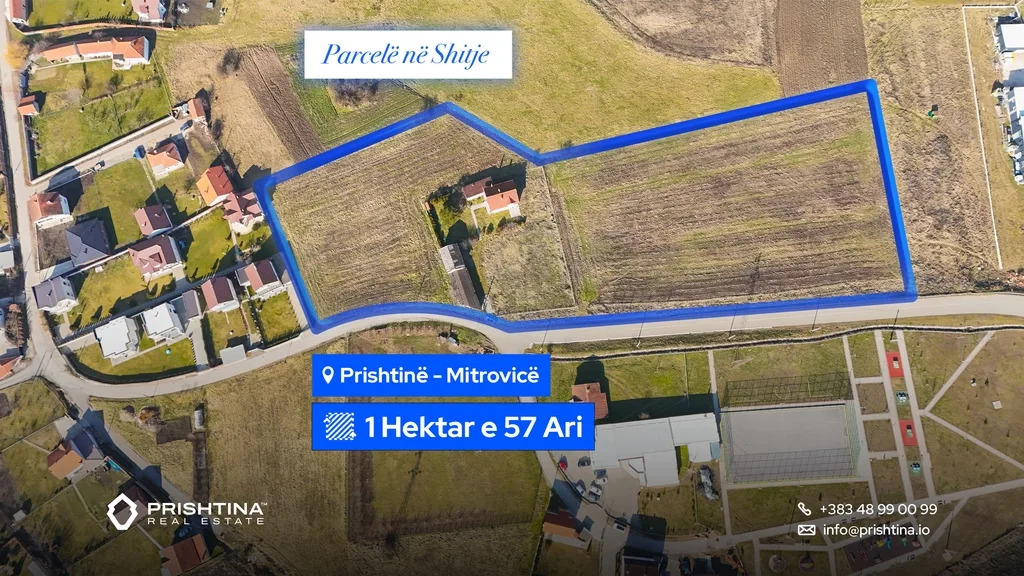 Truall në #shitje 1 hektar e 57 ari në Mazgit