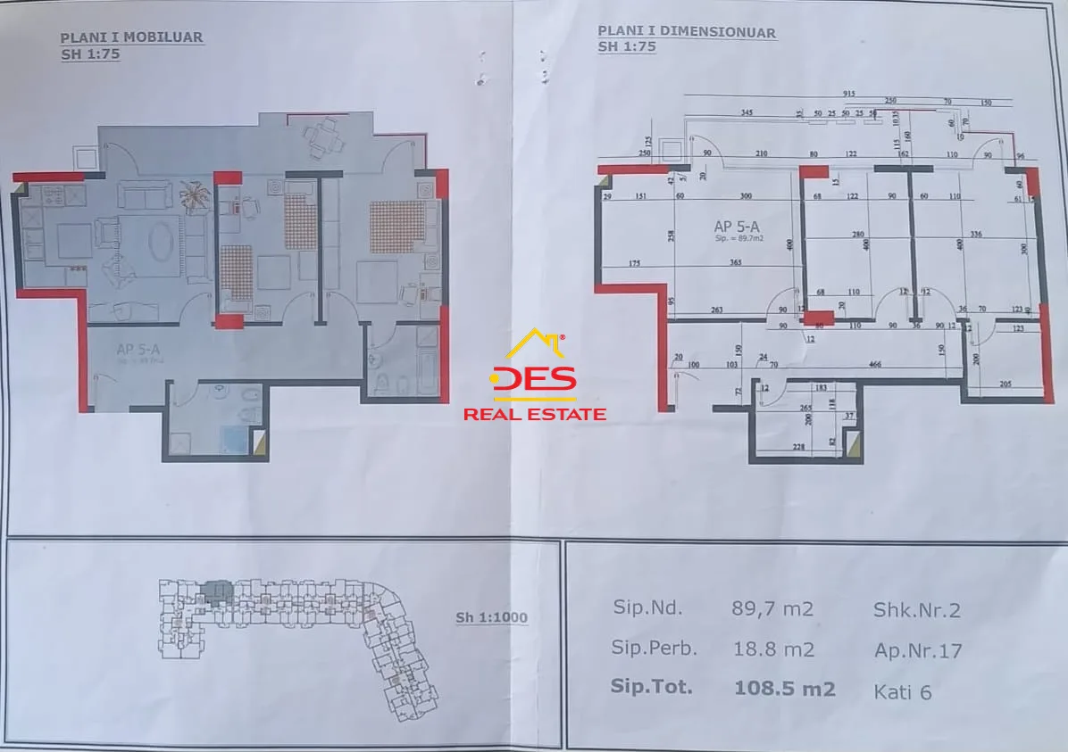 Shitet apartament 2+1+2, astir tiranë‼️