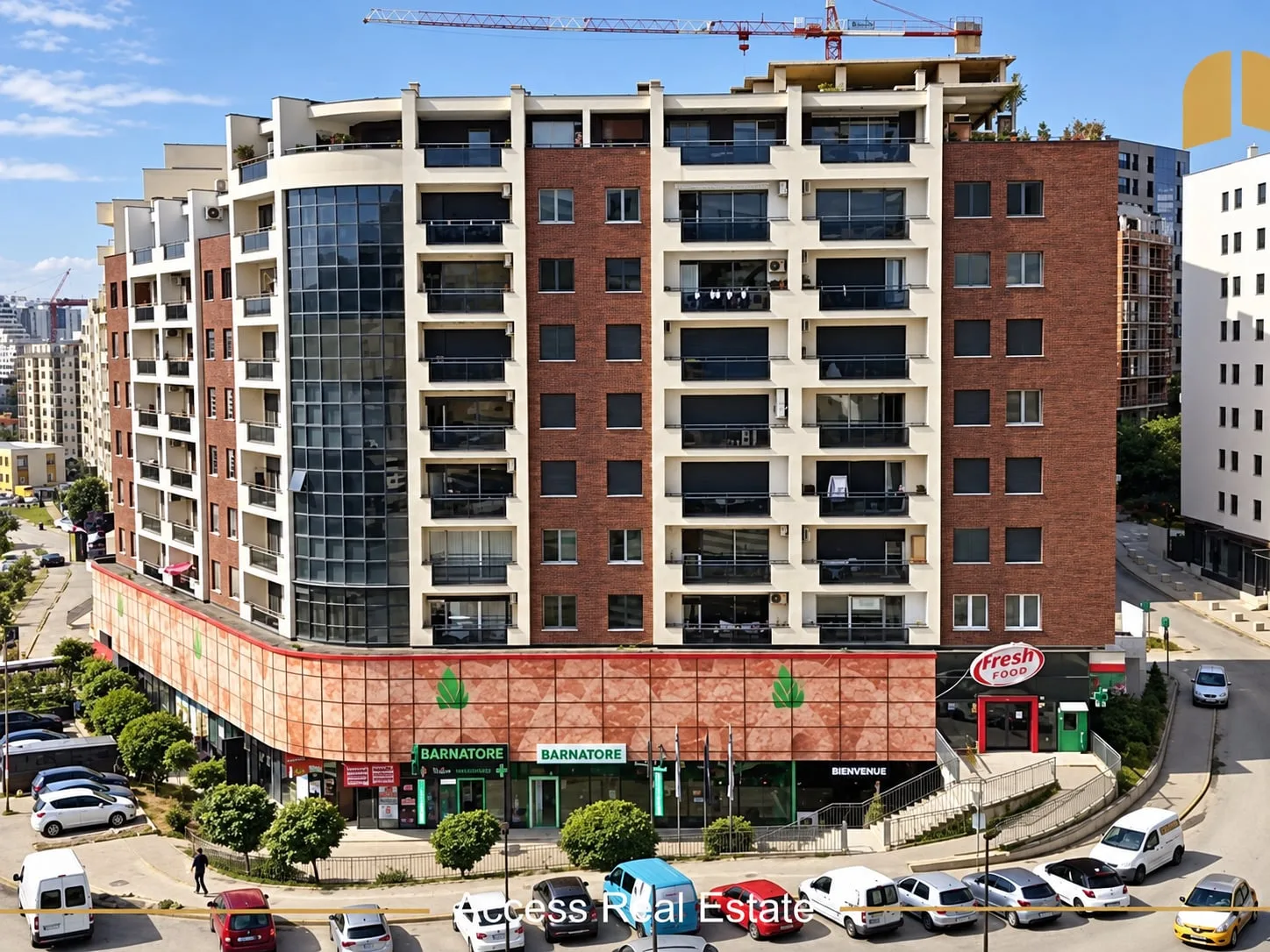 Penthouse në SHITJE – 3 dhoma gjumi + 2 garazha + depo – Mati 1