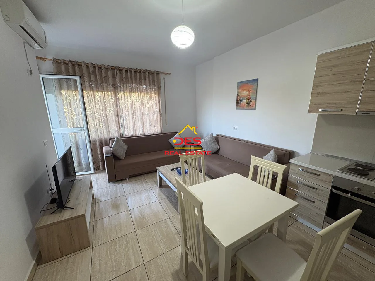 Jepet me qira apartament 1+1 + garazh në ujë të ftohtë, vlorë.