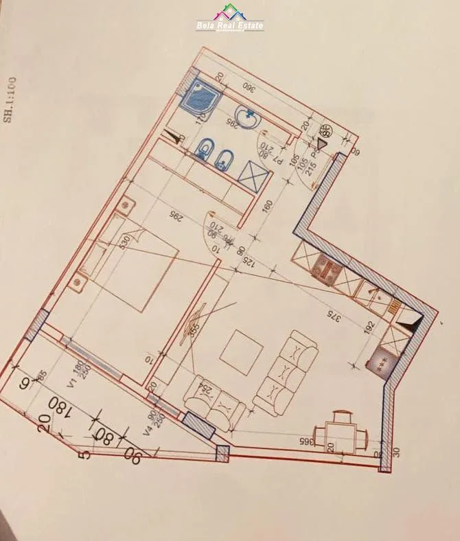 Apartament Ne Shitje 1+1 ne Paskuqan (ID B110370) Tirane.