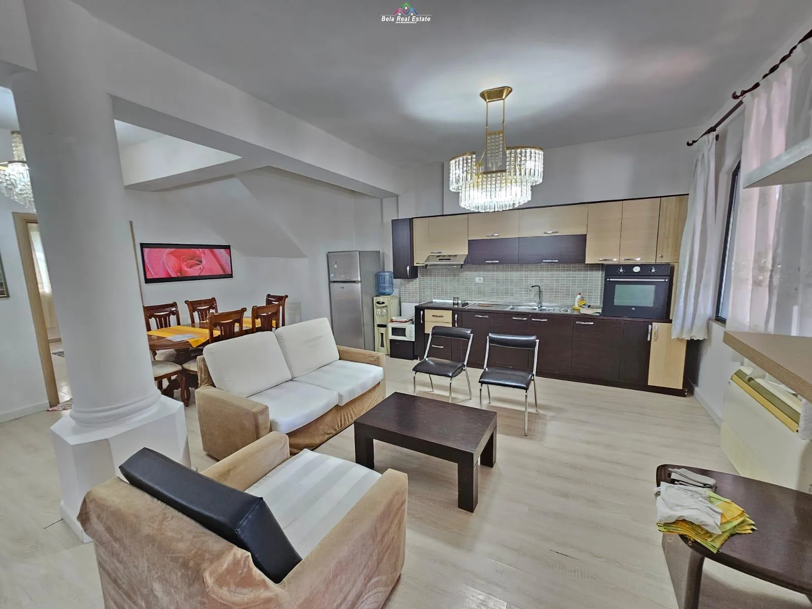 Vile me Qera 3+1 tek Ish Tregu Elektrik(ID BV22487) Tirane
