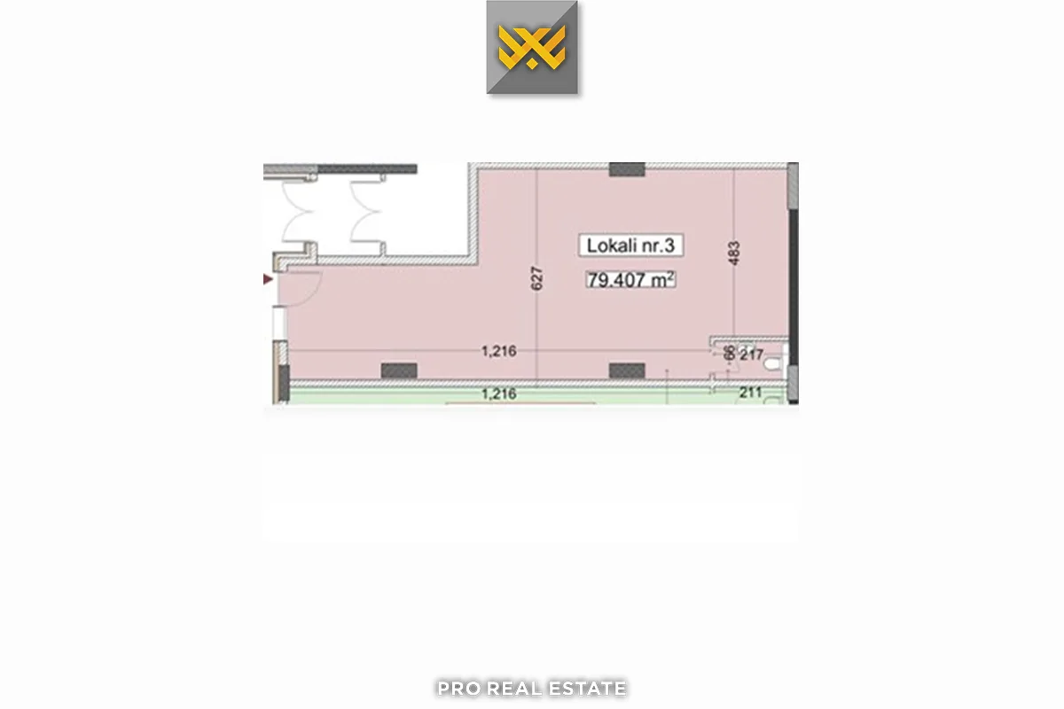 Lokal 79.4m² për #SHITJE në Lagjen e Muhaxherëve