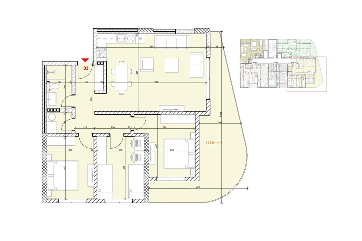 Banesë 126.4m² për #SHITJE në Prizren.