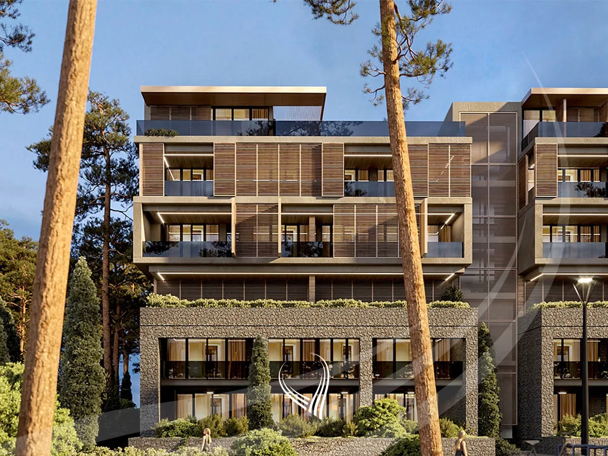 Duplex Apartment 172m2 me oborr 59.2m2 në shitje në kompleksin Porto Lalzi – Gjiri I Lalzit