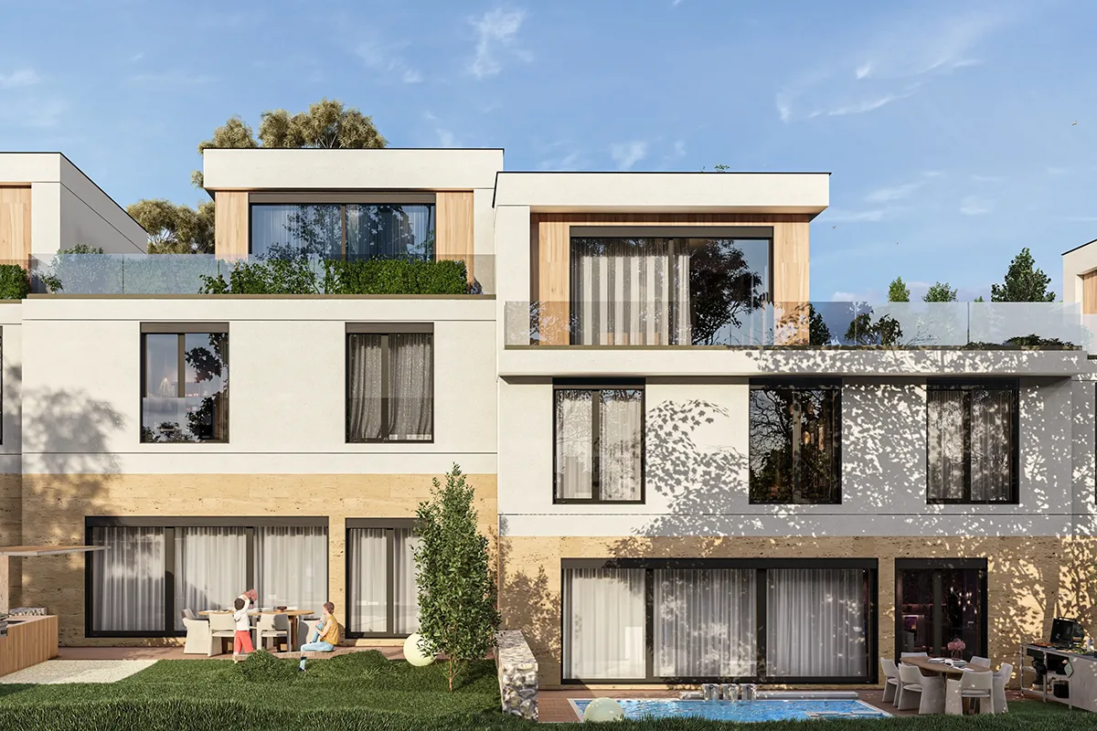 Shtëpi 197m² + 47m² për #SHITJE në Lagjen Simfonia.