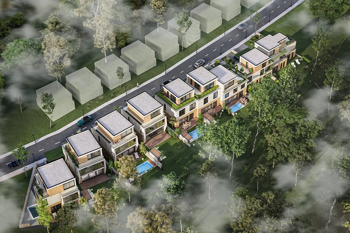 Shtëpi 197m² + 47m² për #SHITJE në Lagjen Simfonia.