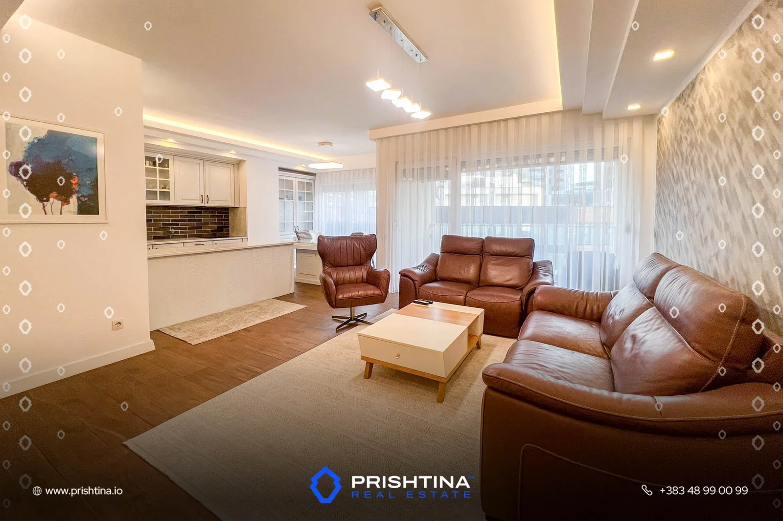Banesë me qira 115m² në Qendër