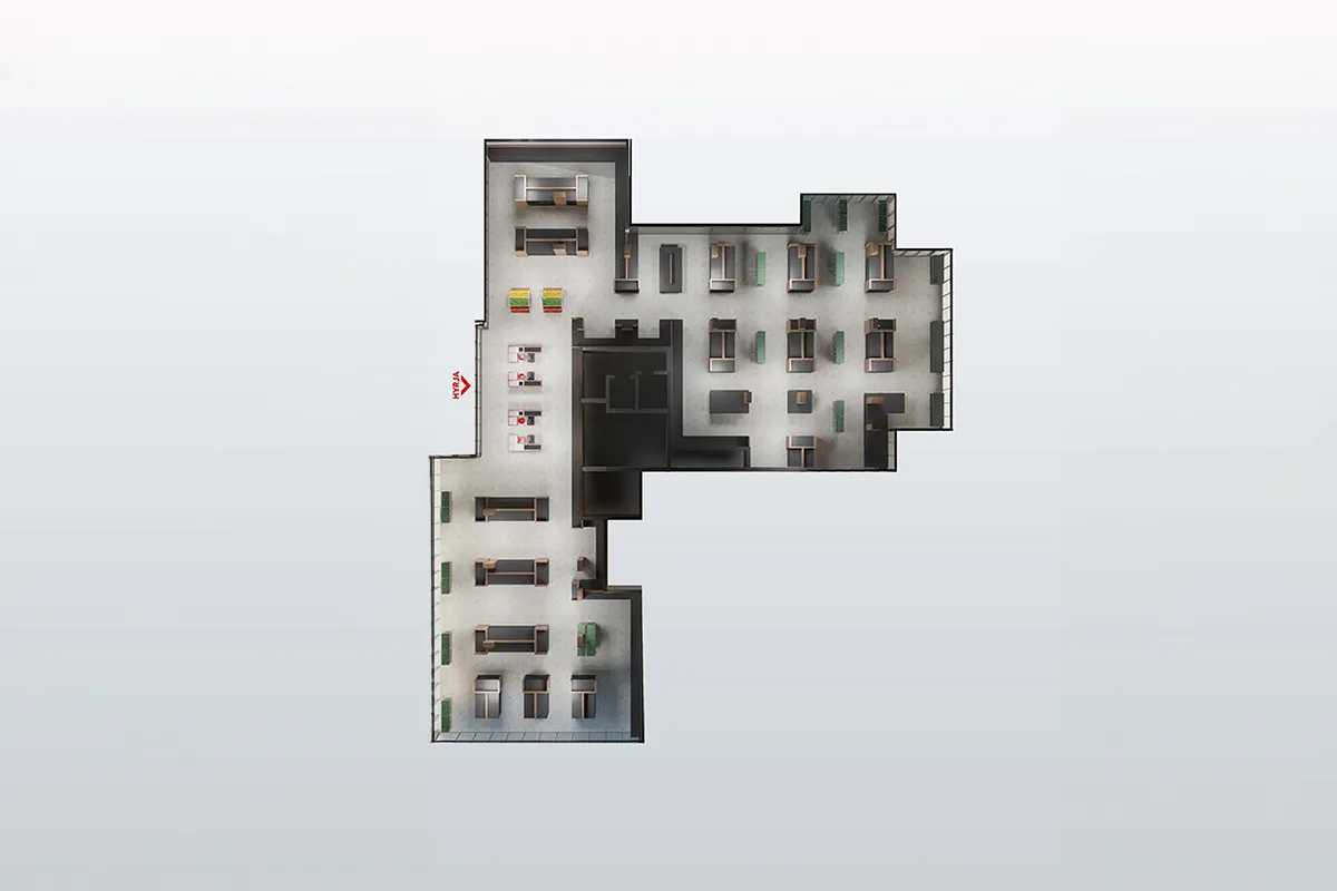 Lokal 900m² + 150m² me #QIRA në Pejë.