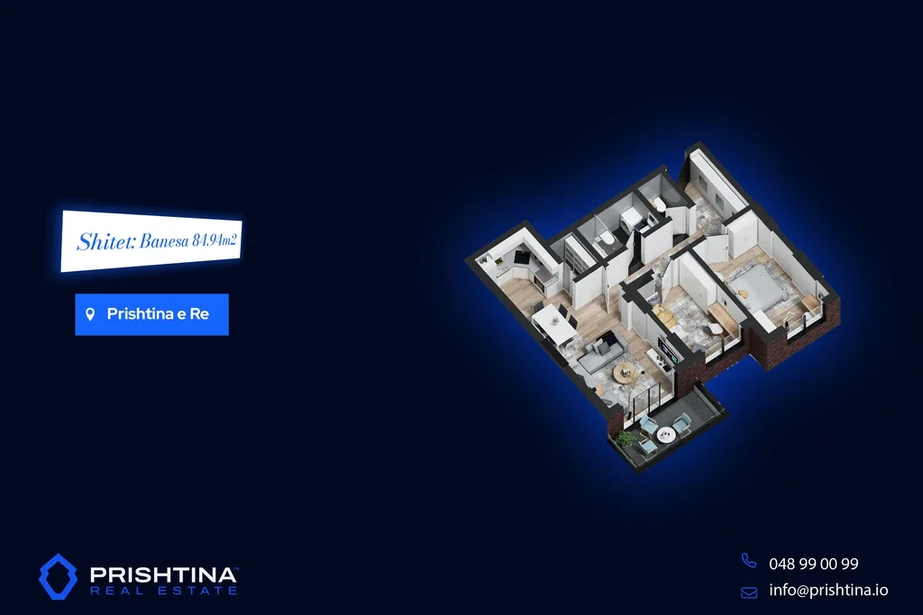 Banese ne #shitje te Prishtina e Re – 1269.91m2 hapësirë banesore