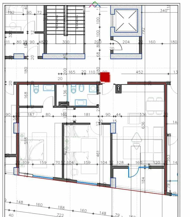 Apartamente Ne Shitje 2+1 Ne Kamez (ID B120654) Tirane