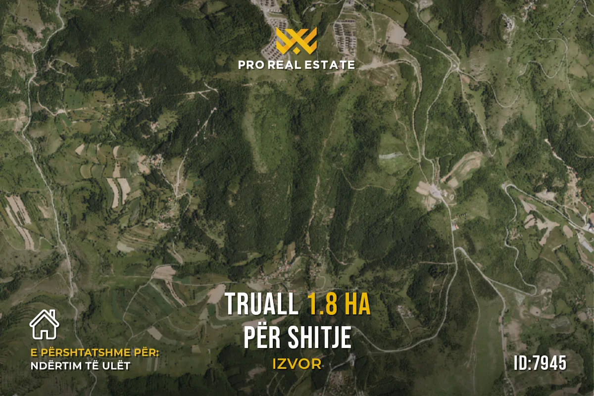 Truall 1 Ha për #SHITJE në Izvor