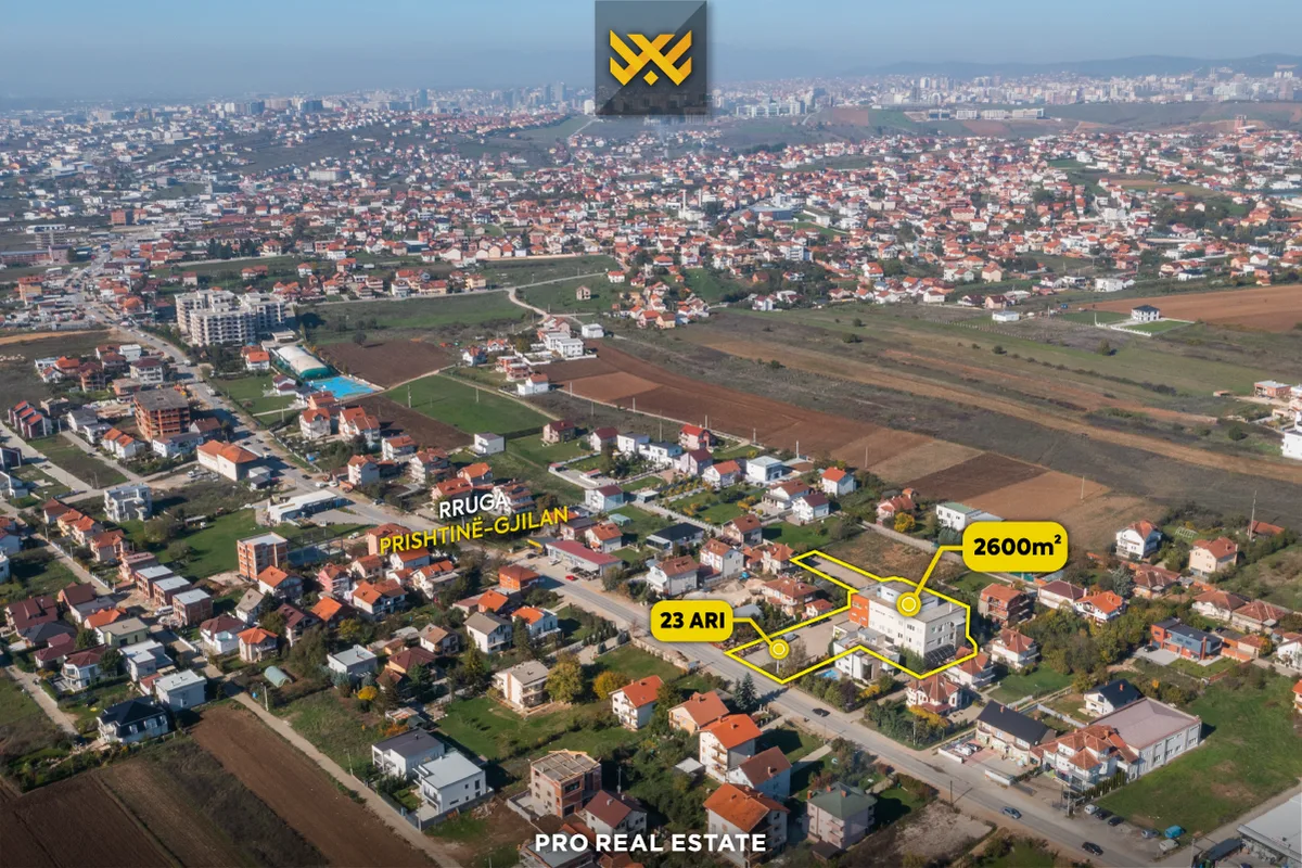 Objekt 2600m² për #SHITJE në Hajvali