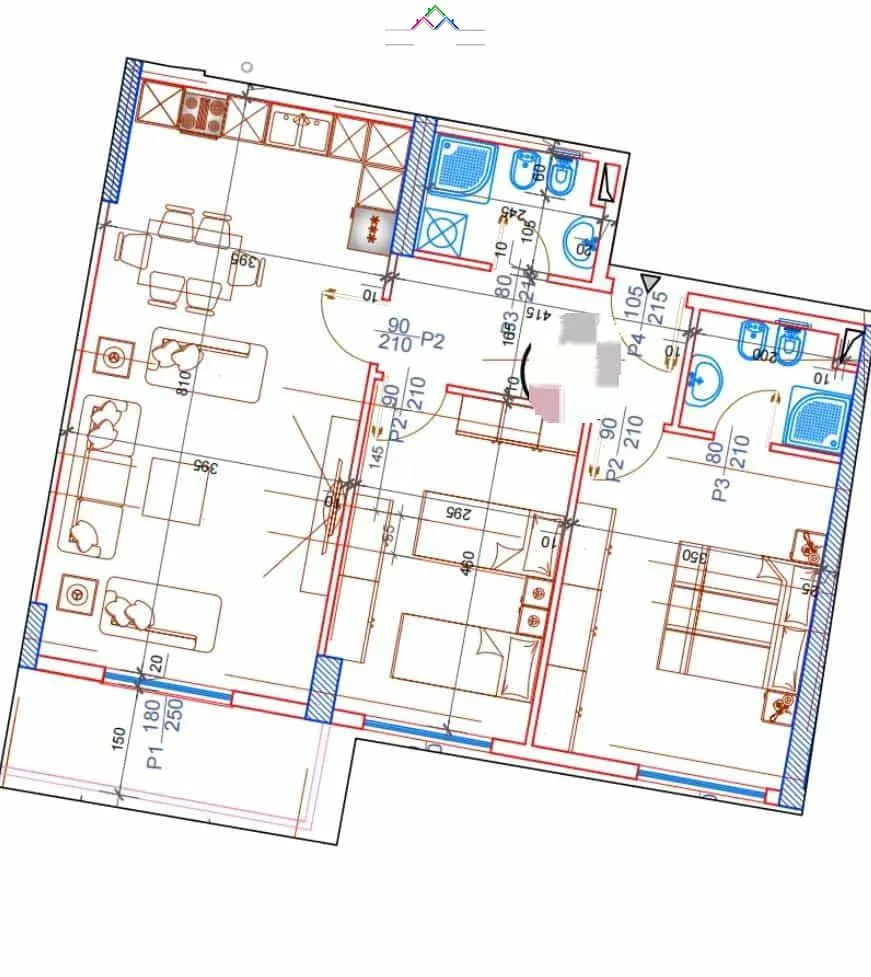 Apartament Ne Shitje 2+1 Ne Paskuqan (ID B120864) Tirane