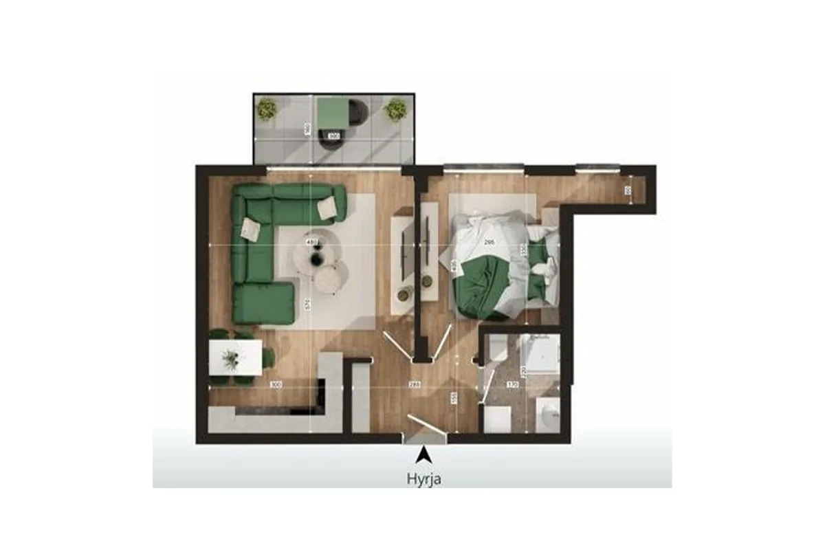 Banesë 66.54m² për #SHITJE te Mati 1