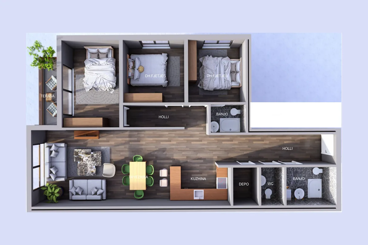 Banesë 116.9m² + 30m² për #SHITJE në Prizren
