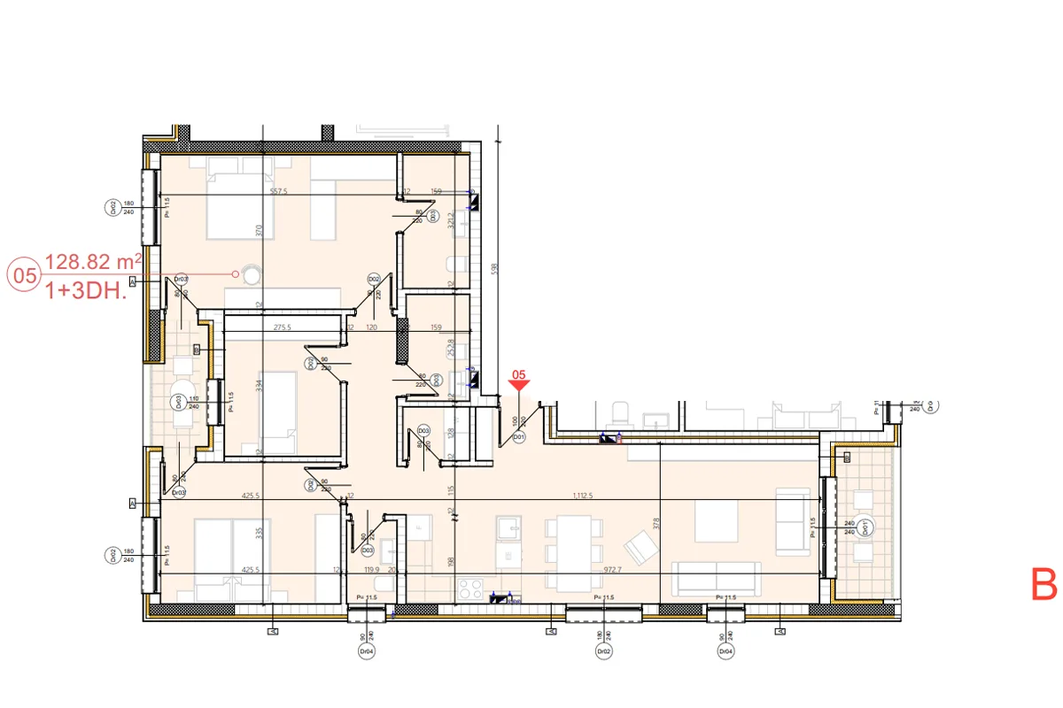 Banesë 128.82m² për #SHITJE në Prizren